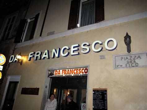 da francesco restaurant rome italy